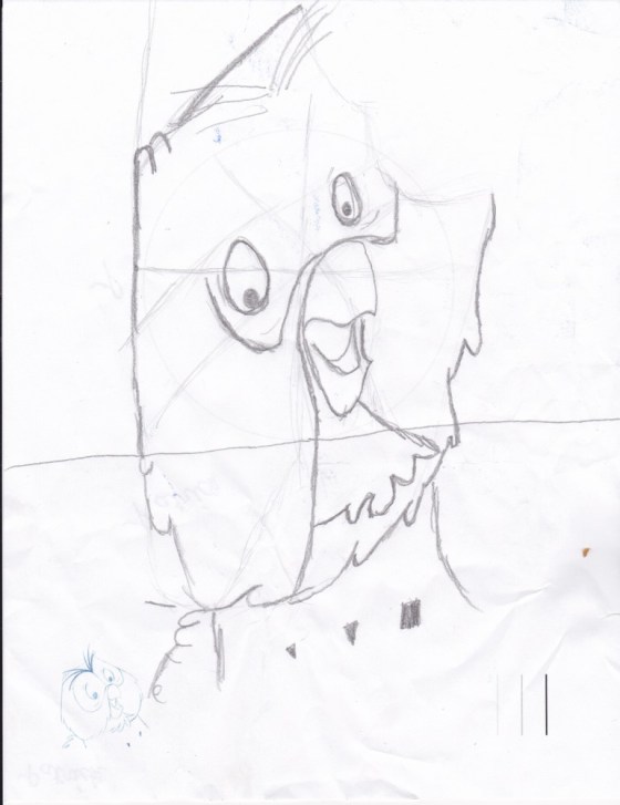 Patrick's Owl drawing | Disney Animal Kingdom camp